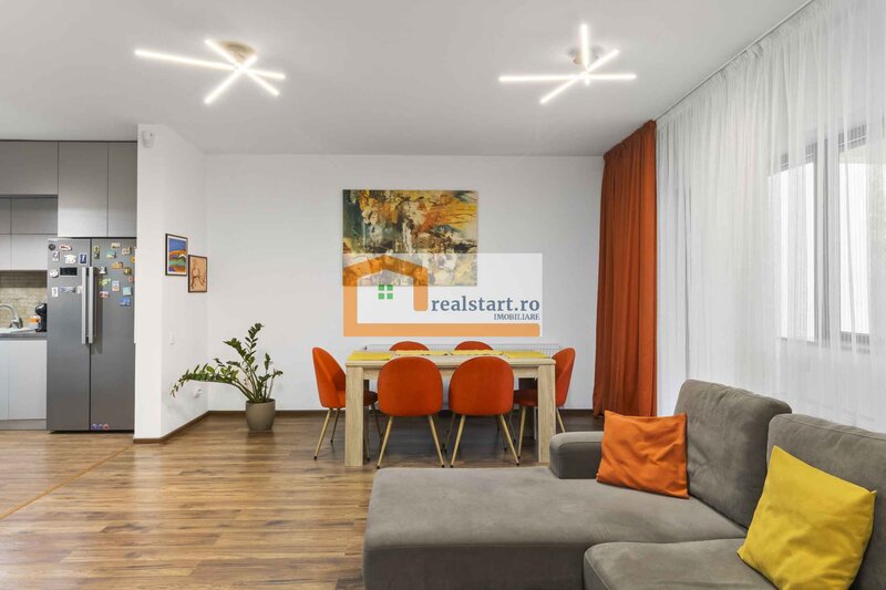 Tractorul, Vila tip triplex P+1+M (de mijloc), 2 loc parcare, curte proprie